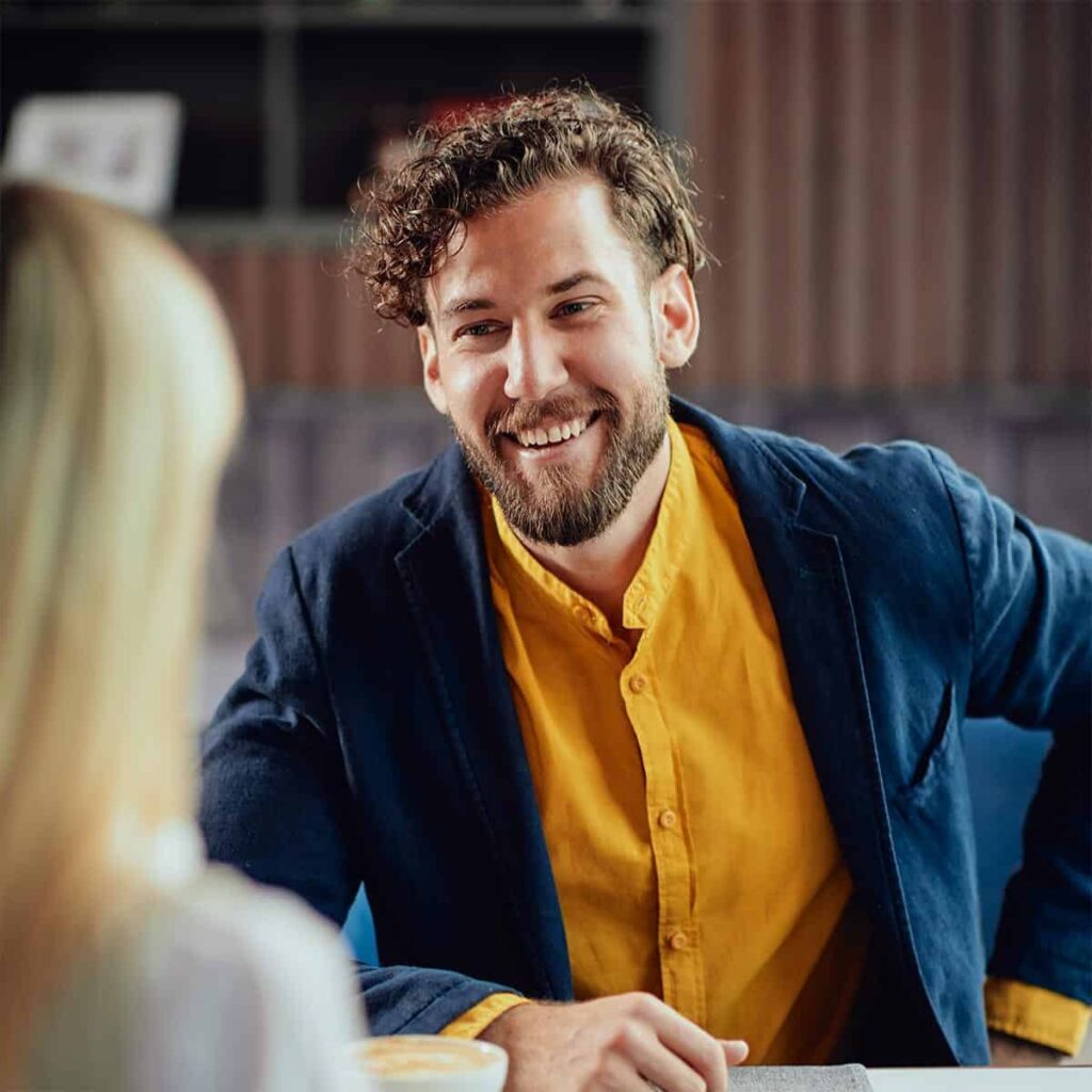 A Squamish-based mortgage broker advising a client, offering expert guidance on mortgage solutions.